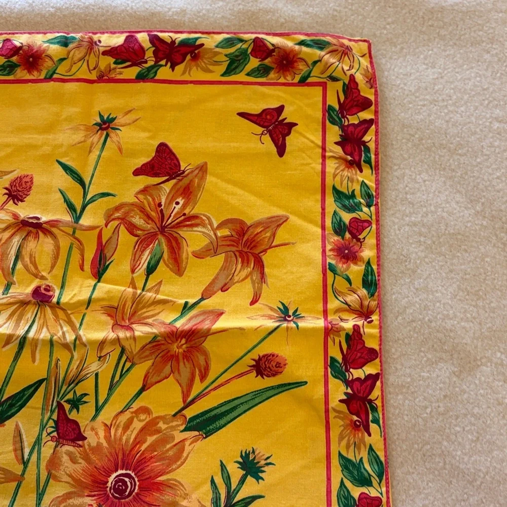 April Cornell Yellow and Green Accent Pillow - Picture 4 of 8